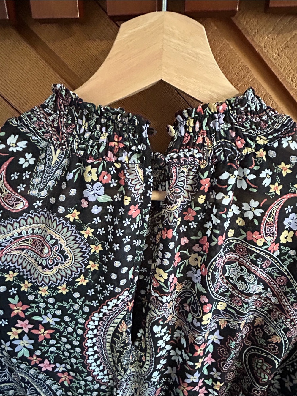 torrid Black Maxi Skirt with Multicolored Floral Print - Picture 3 of 4